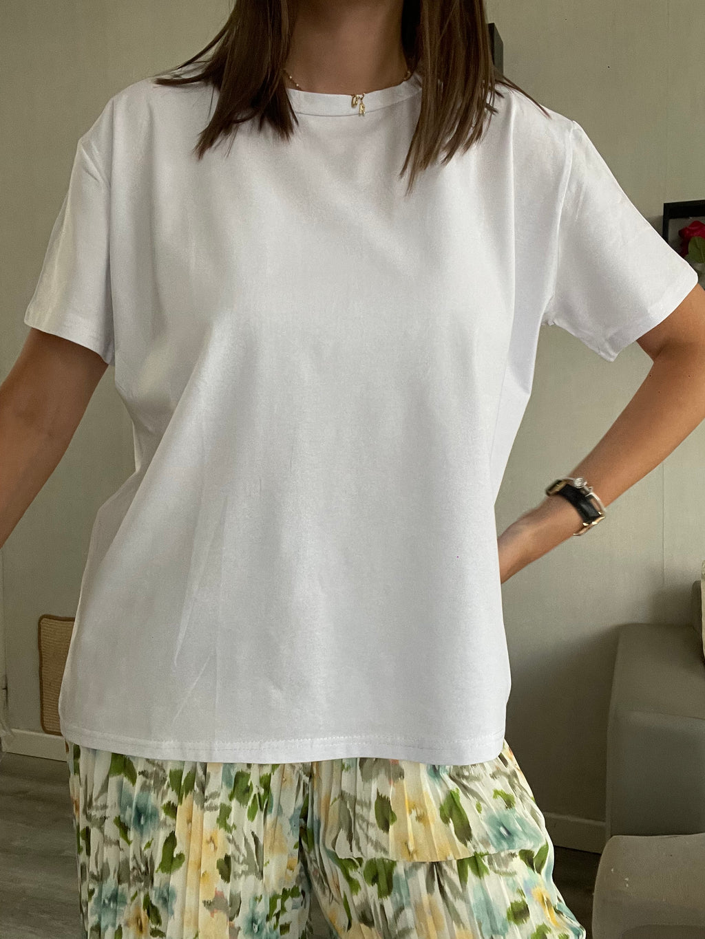 T-shirt Margaux Blanc