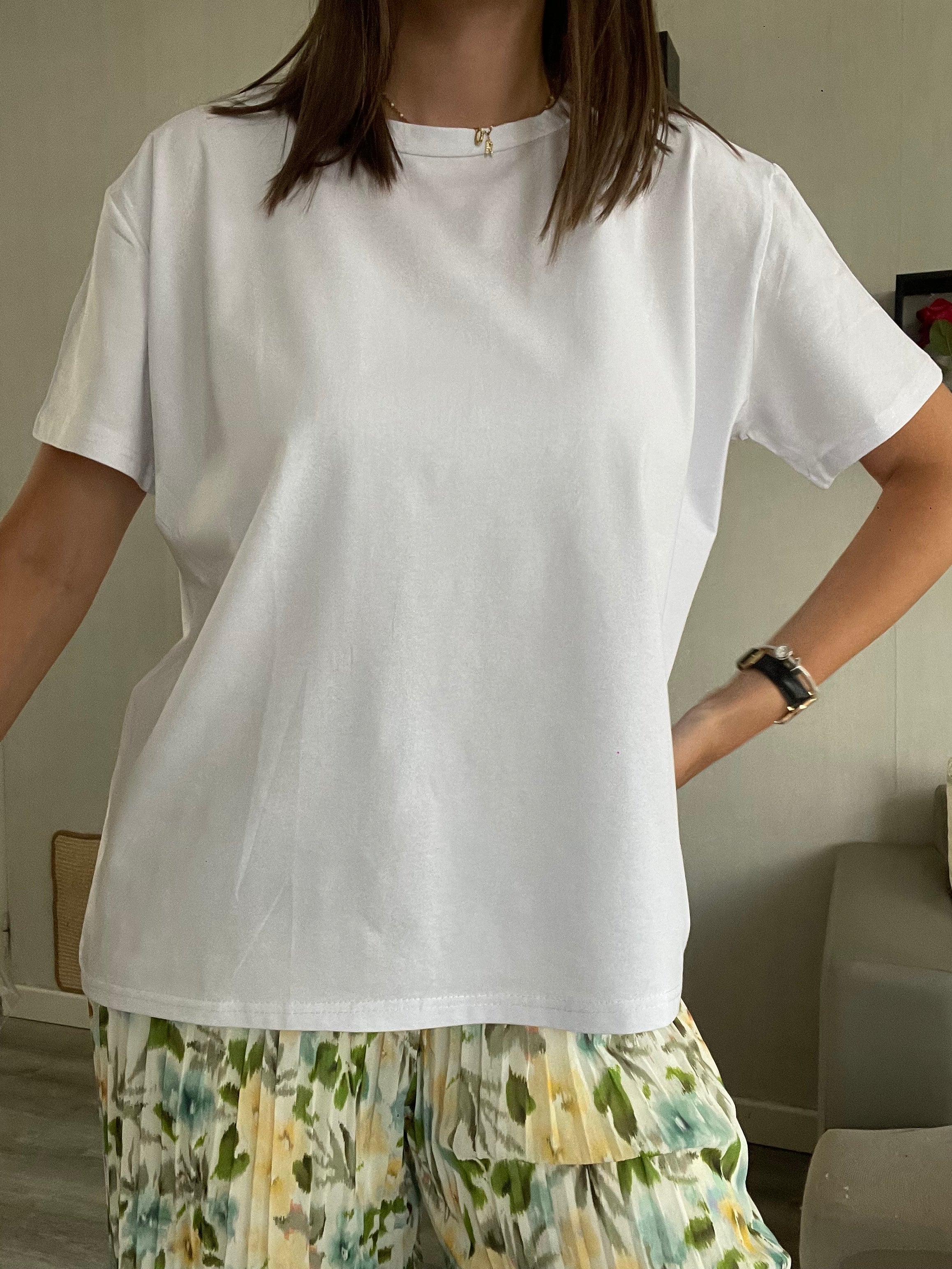 T-shirt Margaux Blanc