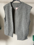 Veste sans manche Agathe grise