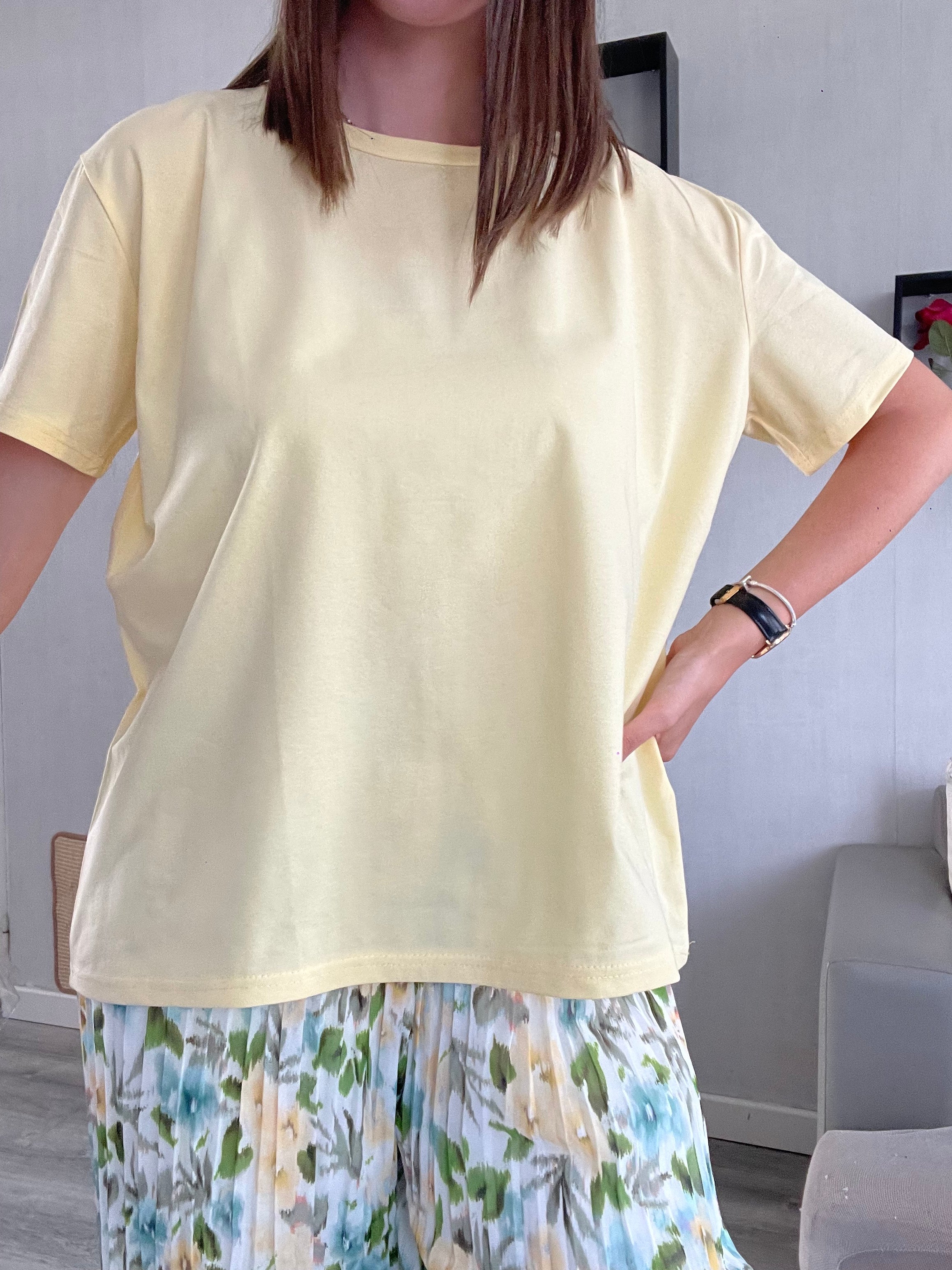 T-shirt Margaux Jaune