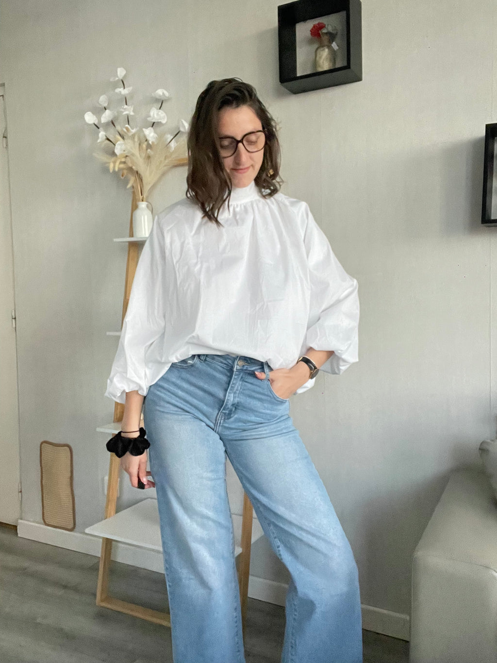 Blouse Gabrielle Blanche
