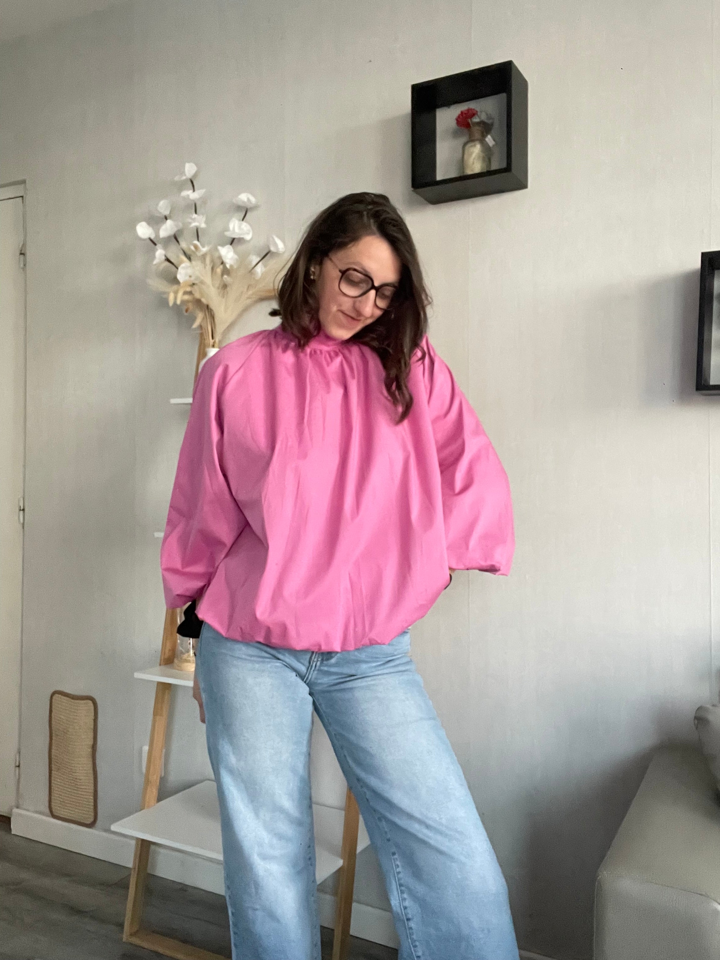 Blouse Gabrielle rose