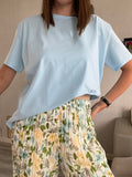 T-shirt Margaux bleu