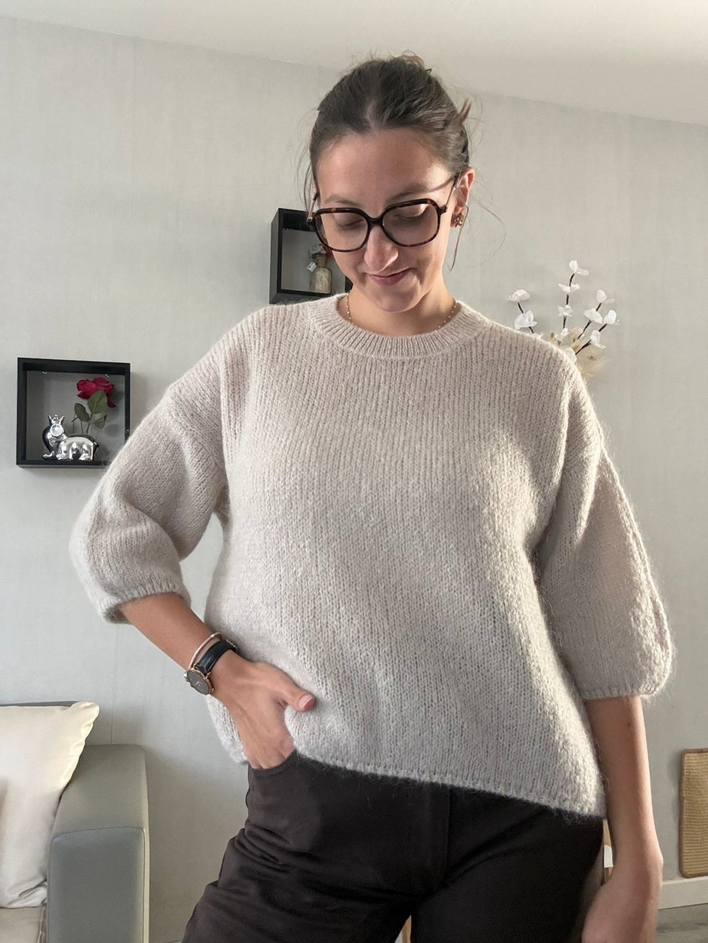 Pull Chloé taupe